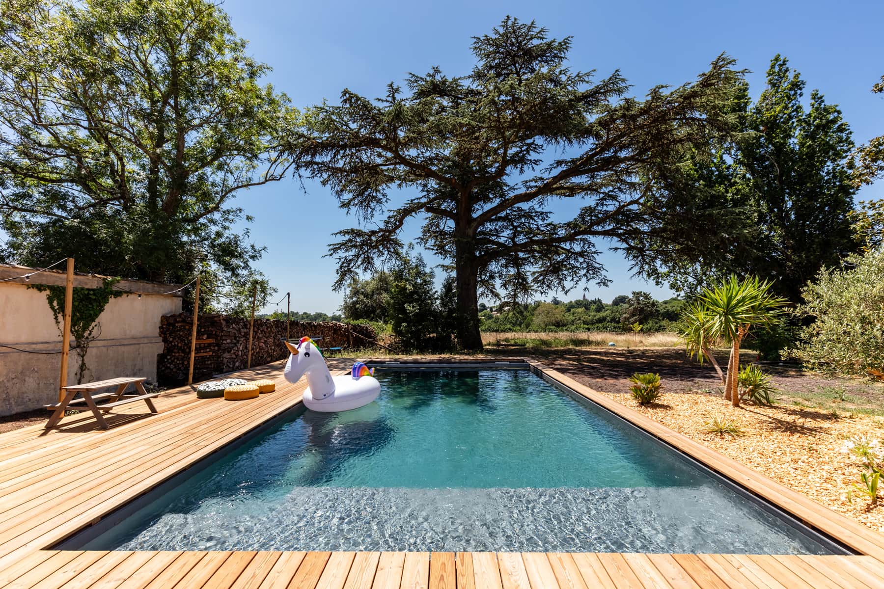 Piscine — Château Cluzel